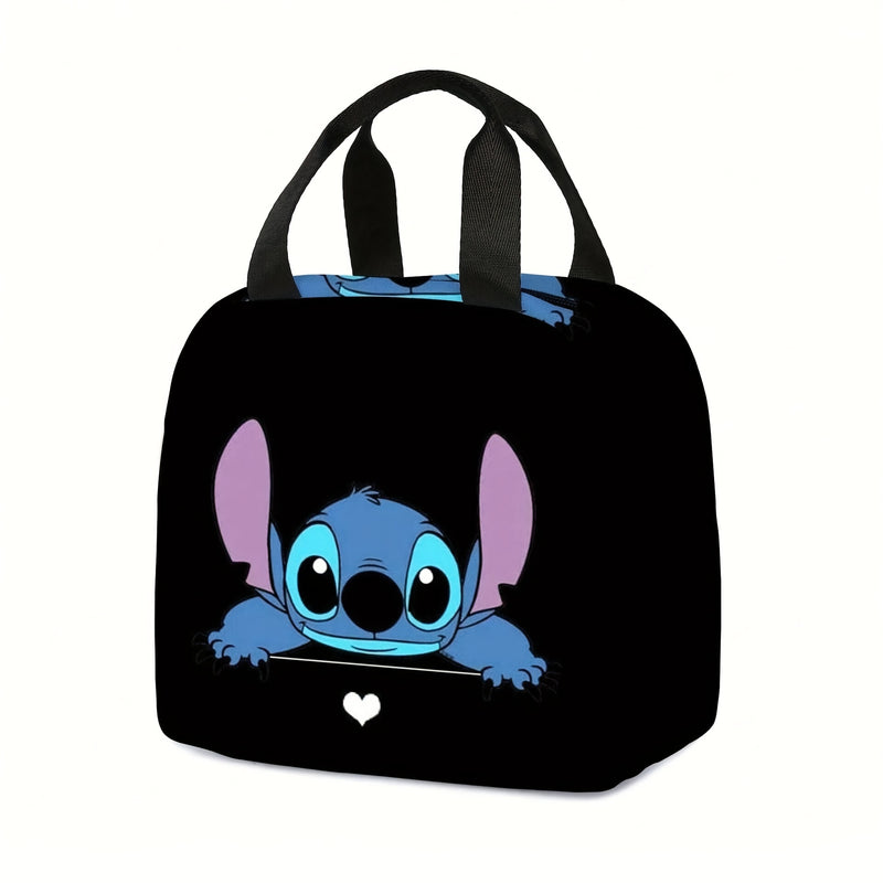 DISNEY Stitch Bolsa Térmica Reutilizable para Almuerzo, Contenedor Portátil de Contacto No Comestible para Mujeres y Hombres, Ideal para Trabajo, Picnic o Viaje, Regreso a la Escuela