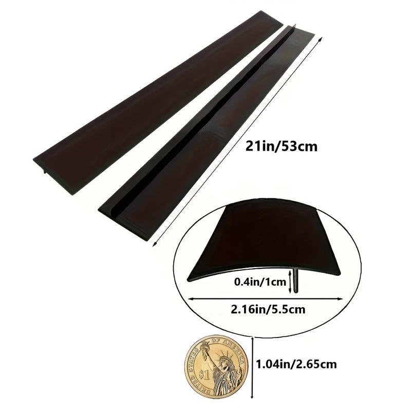 1pc Cubierta de Silicona Resistente al Calor para Hueco de Estufa - Opciones en Negro, Blanco, Transparente para Relleno de Hueco de Encimera de Cocina, Perfecto Entre la Estufa y la Lavadora, Duradero y Fácil de Limpiar, Relleno de Hueco de Cocina | Cub