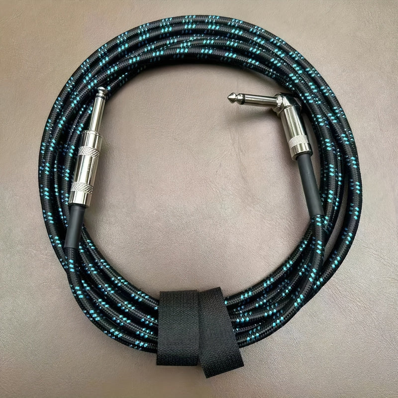 Cable de guitarra, 10 pies/3 m y 20 pies/6 m y 32 pies/10 m Cable de bajo para instrumento eléctrico de escenario Cable AMP Cable recto a recto o a ángulo recto Eid Al-Adha Mubarak