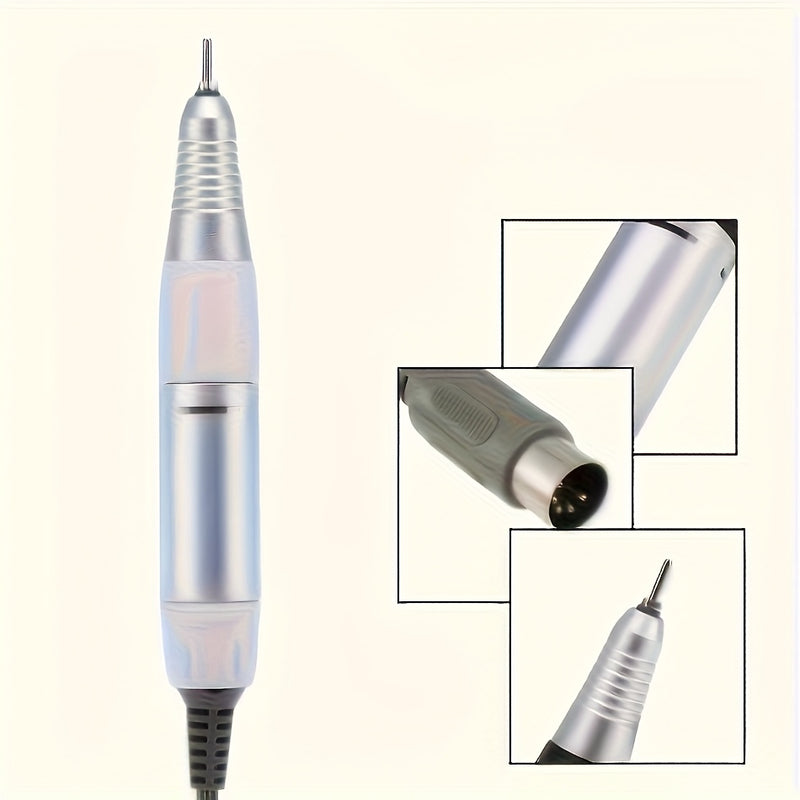 GZYDD Taladro Eléctrico Profesional para Uñas - 35000 RPM, Conector de 5 Pines para Manicura y Pedicura, Arte en Uñas, Compatible con Máquinas Profesionales de Pulido y Lijado, Herramienta Robusta, Diseño Ergonómico, Precisión en el Lijado, Equipo para S