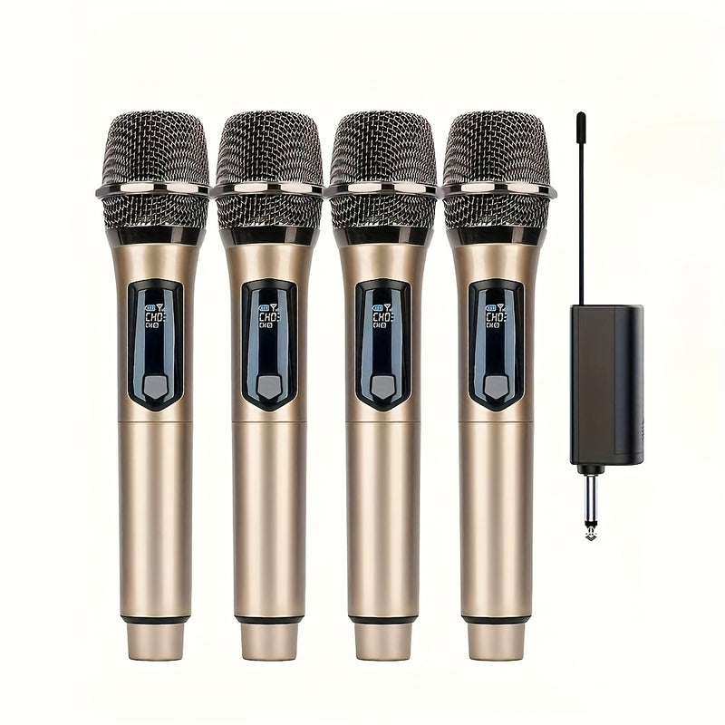 Micrófono inalámbrico para casa y exterior de KTV portátil para actuaciones de canto, sistema de micrófonos de mano, LMGBM