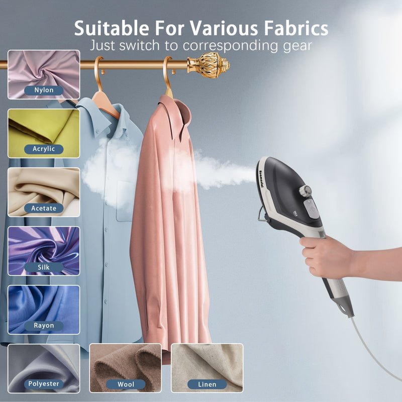 Vaporizador y Plancha Portátil de Ropa - Potente 800W, Diseño Compacto con Tanque de Agua Grande de 250ml, Calentamiento Rápido para Hogar, Residencia Estudiantil y Viaje, Regalo Ideal para Familiares, Amigos o Cumpleaños, Regalo para Mujeres | Vaporizad