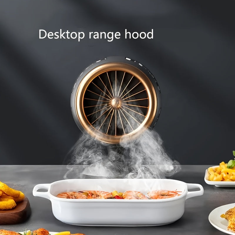 SENBOWE Campana Extractora Portátil - Alimentada por USB, 36V o inferior, no necesita batería, 1 filtro activo de repuesto, soporte de elevación ajustable multiángulo, ideal para parrillas de interior, olla caliente y cocina de RV, ventilación de olla ca