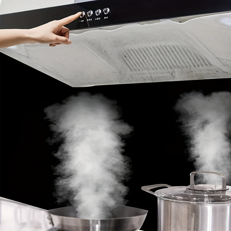 12pcs Filtros Desechables para Campana Extractora - Papel de Filtro Absorbente de Aceite para Ventilación de Cocina, Diseño de Succión Lateral Fácil de Limpiar, Accesorio Esencial de Cocina