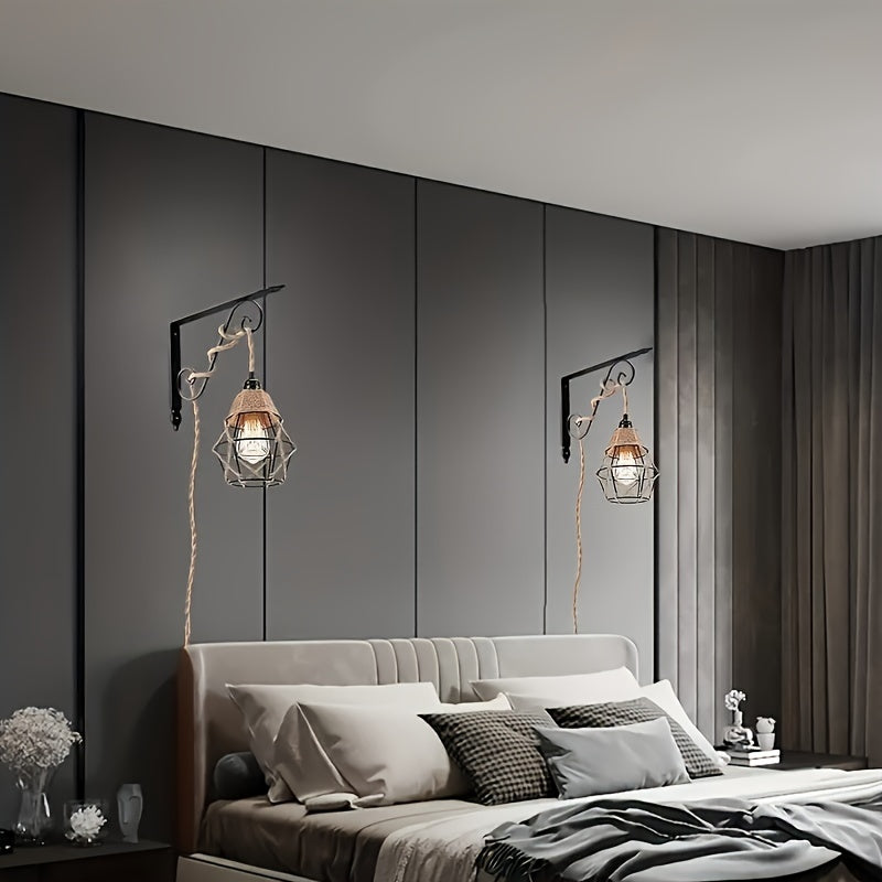 3.51 metros Lámpara Colgante Industrial con Interruptor de Encendido/Apagado - Luz para Isla de Cocina, Dormitorio y Sala de Estar