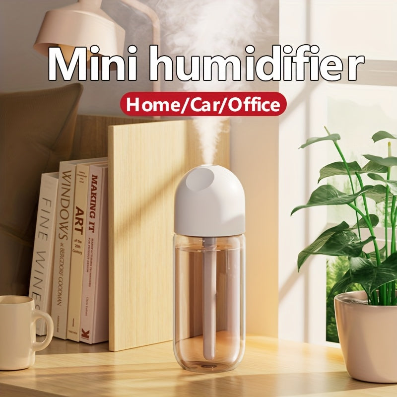 Humidificador de Aromaterapia USB para Dormitorio, Sala de Estar y Oficina - 1 Pieza con Pulverizador USB para Vehículo