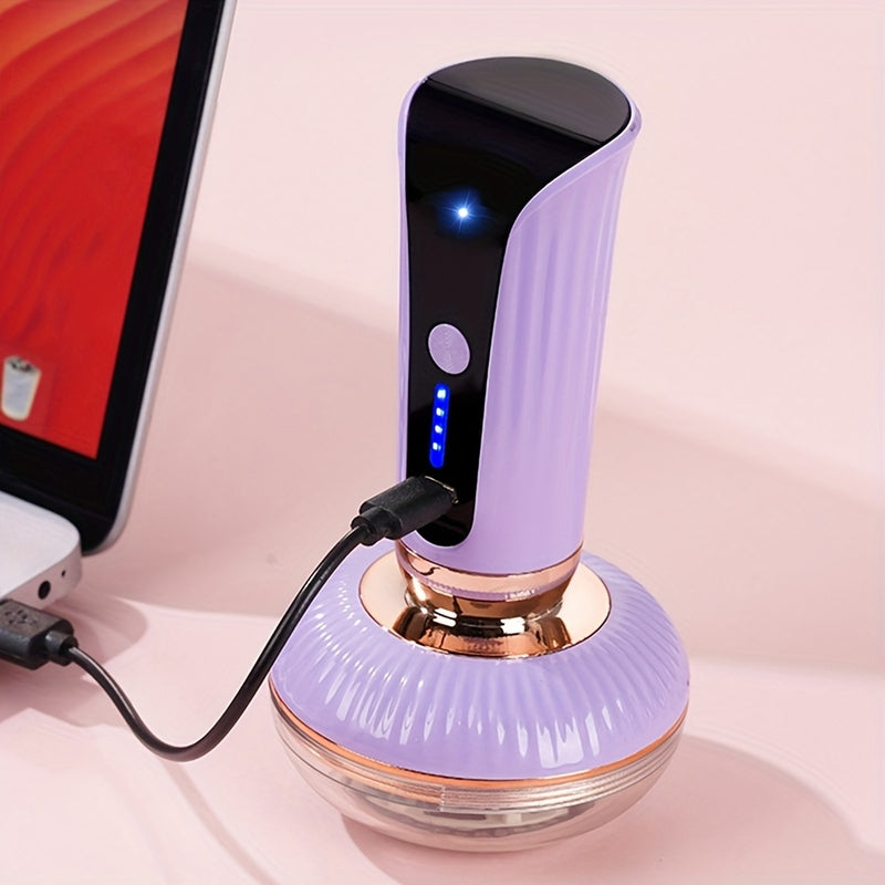 Eliminador de Pelusa y Afeitadora de Tela con Carga USB, Desenredante para Suéteres que Elimina el Vello de Ropa, Muebles, Suéteres, Sofás y Mantas