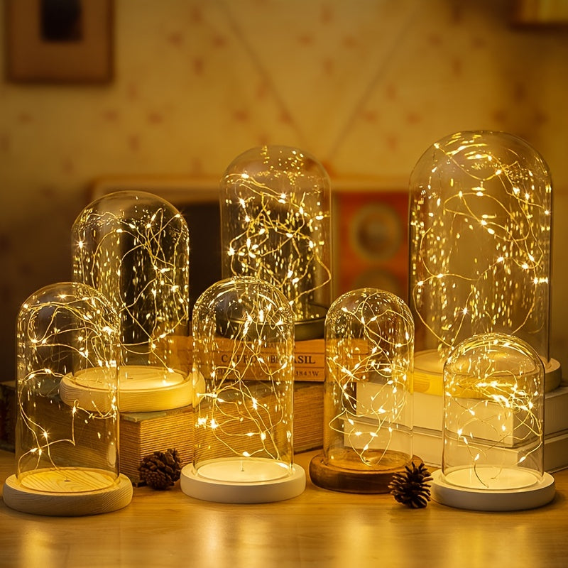 2 pza.es de luces parpadeantes de alambre de cobre LED con batería de botón, luces de Navidad de alambre de cobre para fiestas al aire libre y bodas, luces de decoración para fiestas, decoración para Halloween, Navidad, Ramadán y el Día de San Valentín