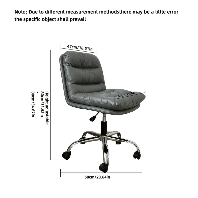 Silla de ordenador 1pc, silla de oficina, silla de estudio para el hogar con respaldo para escritorio, dormitorio o maquillaje