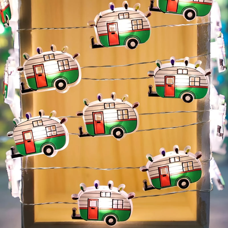 Un paquete de luces de camping innovadoras, funcionales con batería, sin baterías, luces navideñas cálidas y parpadeantes adecuadas para cocina, fiestas, bodas, vacaciones y decoración de hogar al aire libre.