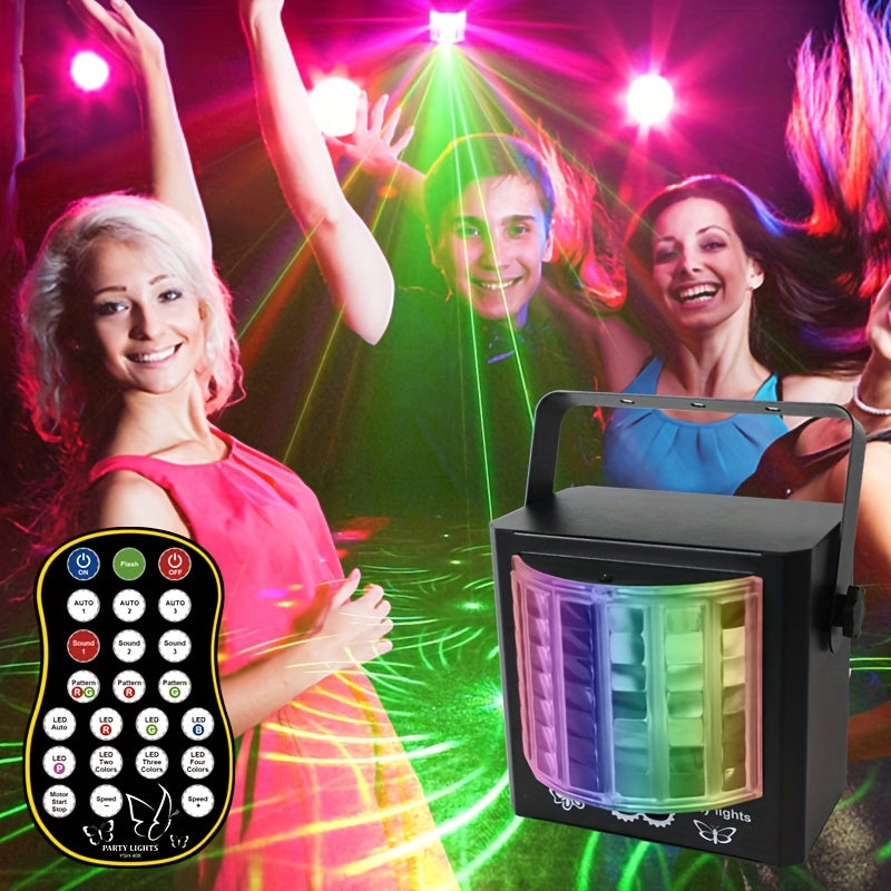1PCUSB Luces Estroboscópicas Portátiles con Control Remoto y Activación de Sonido, Iluminación RGB para Fiestas en Interiores, Decoración para Baños, Karaoke, Salas de Baile, Cumpleaños, Día del Padre, Día de la Madre, Día de los Inocentes y Diwali, Sumi