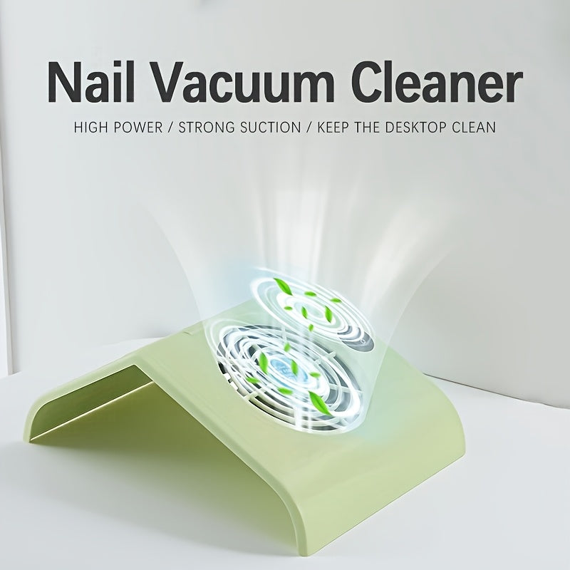 Secador de uñas USB con extracción automática y función de clic único - Limpieza de arte de uñas de plástico rosa para uso en salones y hogares, no necesita batería, accesorios de tecnología de uñas, diseño elegante, botones de control fáciles de usar