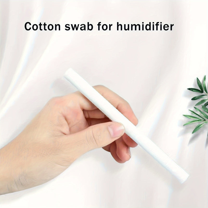 Hisopos de algodón de fibra de aromaterapia de alta absorbencia, filtros de varillas de repuesto para humidificadores de hogar y oficina - Paquete múltiple, no eléctricos