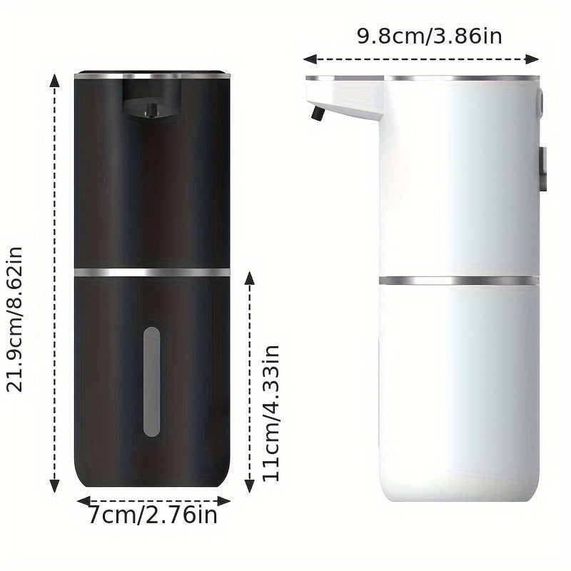 Dispensador de jabón en barra automático, sin contacto, con una sola mano, opciones negras y blancas, carga USB, batería de litio, ideal para cocina y baño, dispensador de jabón para cocina.