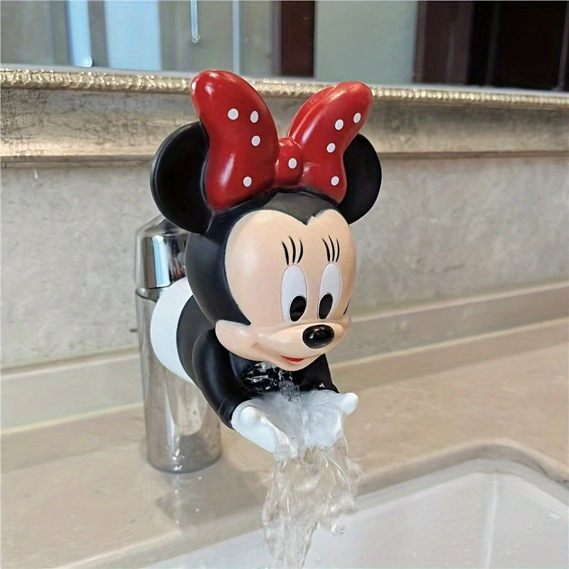1pc Mickey Spray de Agua Extension Accesorio de Baño Cartoon, Plástico, Montaje de Inserción, Largo, para Cocina, Fregadero