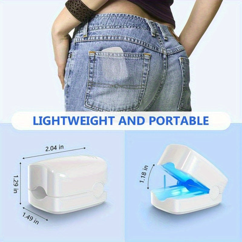 Linterna LED Digital para Uñas, Luz UV con Temporizador y Pantalla de Batería, Herramienta Portátil Recargable USB para Manicura en Casa, Regalo Perfecto para Familia, Salón Personal, Cumpleaños, Navidad y Halloween