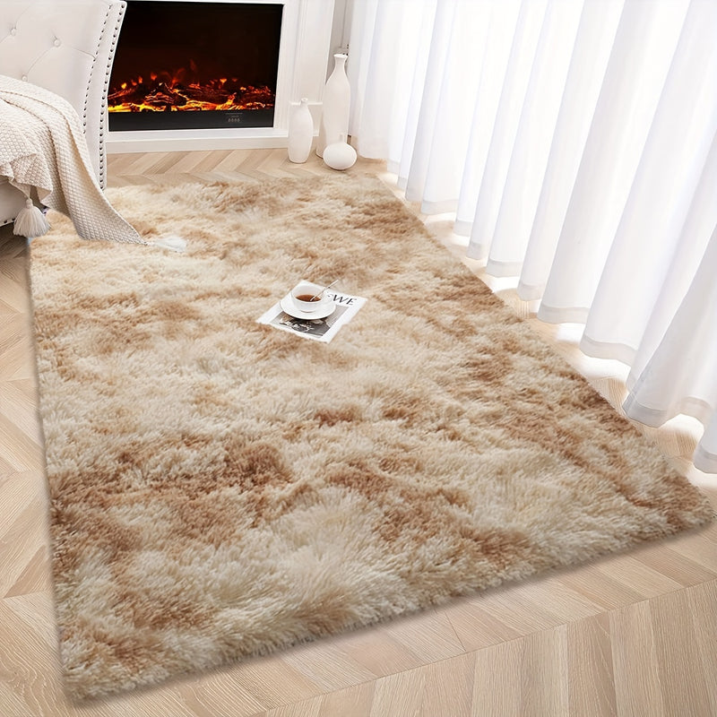 Alfombra Peluda de Felpa Inclusiva del Cielo 1pz - Ultra Suave 100% Poliéster, Base Antideslizante, Ligera y Fácil de Limpiar, Múltiples Tamaños hasta 2.16m² para Sala de Estar, Dormitorio, Decoración de Sala de Juegos, Alfombras para Salón
