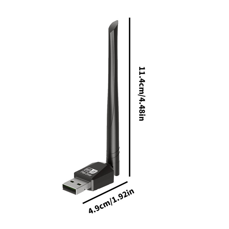 Adaptador WiFi USB 2.0 de 300Mbps con Tecnología MIMO y Tarjeta de Red Inalámbrica - Conectar y Usar, Sin Necesidad de Controladores, Alta Velocidad de Internet, Control por Aplicación, Bajo Voltaje (≤36V), Compatible con Insteon