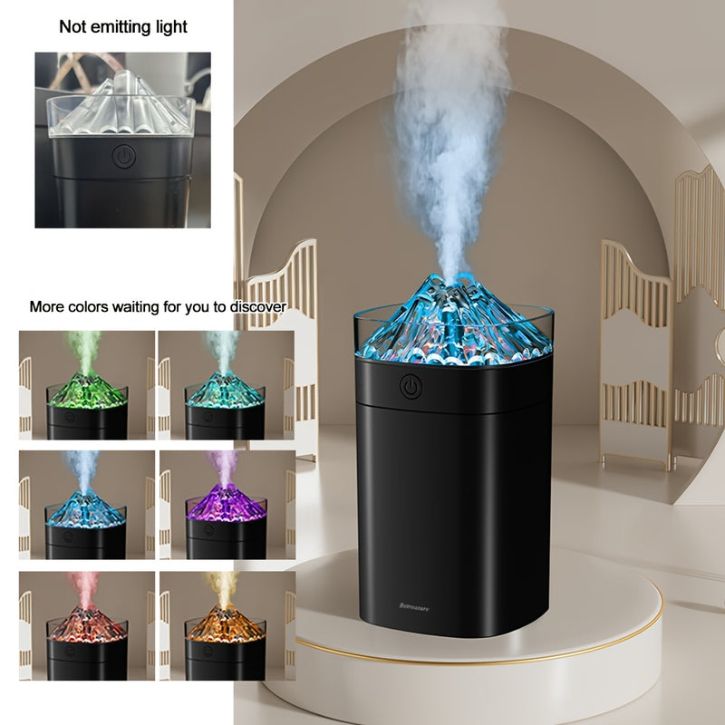 El humidificador de vapor volcánico ultrafrio Betreasure cuenta con una salida de niebla ultrasónica de 400ML, abordando de manera efectiva los entornos secos. Agregar aceites esenciales puede llenar la habitación de fragancia, y está listo para usar una