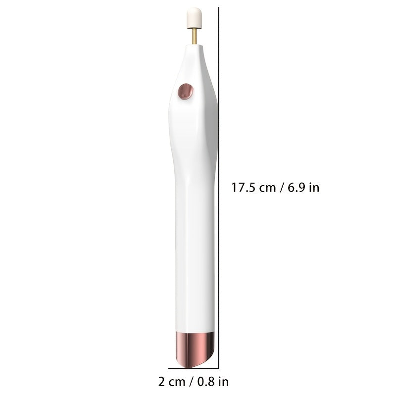 Máquina de esmalte de uñas eléctrica Mini esmalte de uñas, máquina de esmalte de uñas portátil escrita Herramienta de esmalte de uñas, adecuada para esmalte de uñas y mantenimiento, una variedad de herramientas de molienda, pequeña y portátil