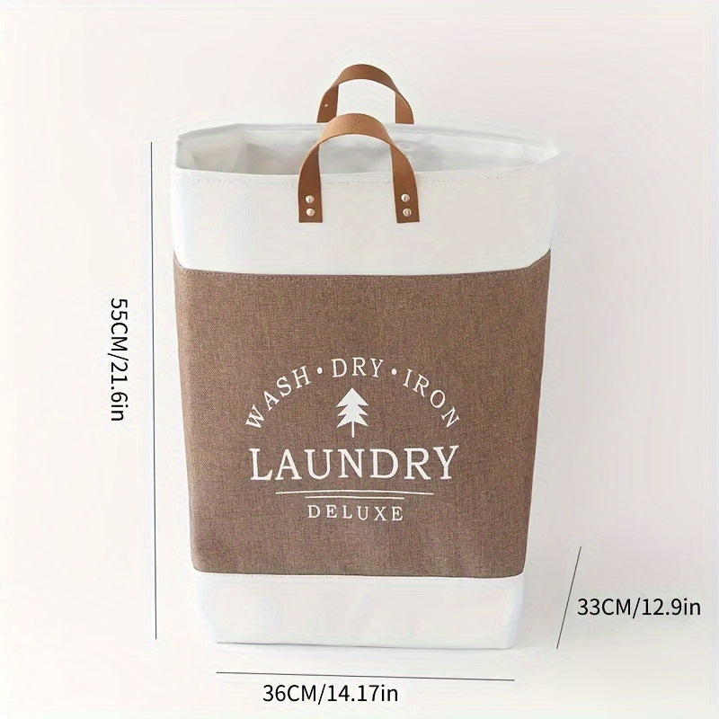 1 Cesta Para La Colada De Gran Capacidad, Cesta Portátil Para Ropa Sucia, Cesta De Almacenamiento De Juguetes, Cesta Para La Colada Del Hogar Con Asa Portátil, Organización Del Hogar Y Suministros De Almacenamiento Para Baño, Dormitorio, Sala De Estar, D