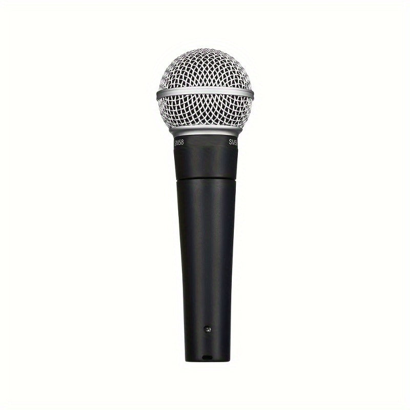 El micrófono de mano SM58 para grabación y actuaciones, ideal para escenarios en vivo, fiestas, espectáculos, escuelas e iglesias