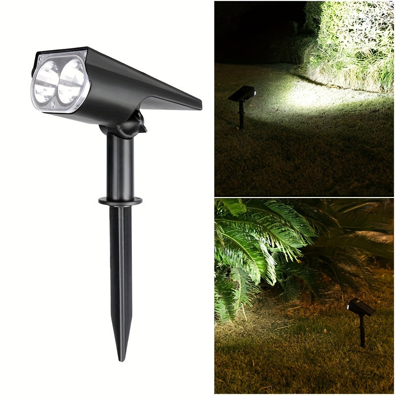 1pc Luz Solar Exterior para Jardín, Iluminación Decorativa para Villa y Césped