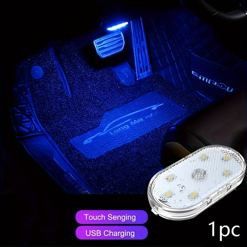 Ilumina tu carro con esta luz LED táctil recargable, perfecta para carros, camiones y furgonetas
