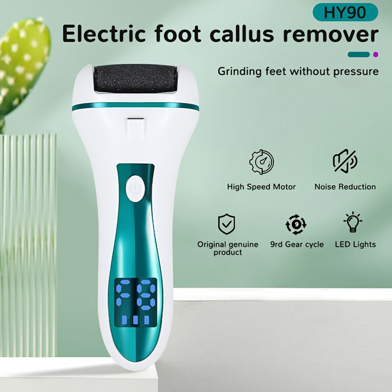 Afeitadora de pies eléctrica, juego de carga USB, lima de uñas portátil, diseñada para el cuidado de las uñas en casa!