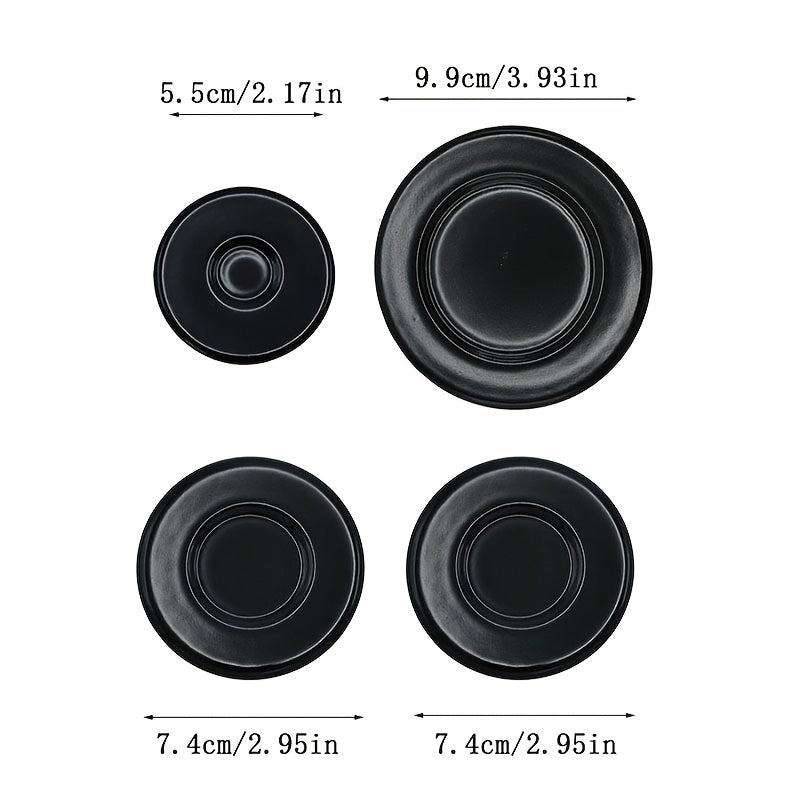 4/8 piezas Conjunto de cubiertas de quemadores de estufa Sabaf, accesorios de estufa de gas metálicos con protectores ignífugos planos y texturizados, no requiere batería