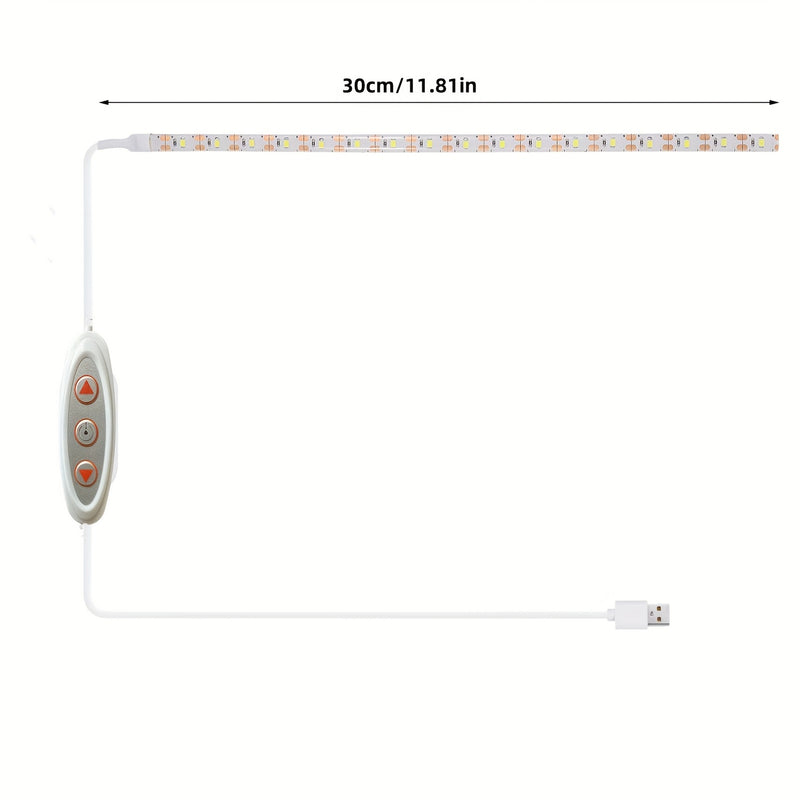 Una luz flexible para máquina de coser de 30 cm/50 cm (con brillo ajustable), tira de luz LED para coser, alimentada por USB de 5 V CC, adecuada para todas las máquinas de coser.