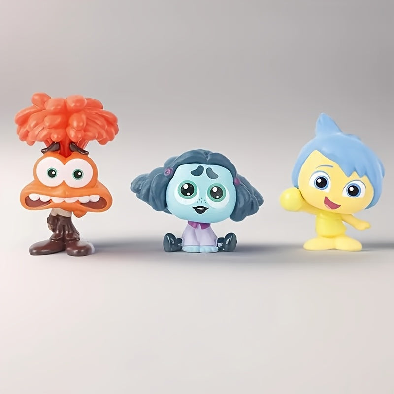 Adornos de personajes de "Inside Out" de Disney en PVC, accesorios exquisitos para escritorio, adecuados para oficinas domésticas y coches, regalos de Año Nuevo, regalos del Día de San Valentín