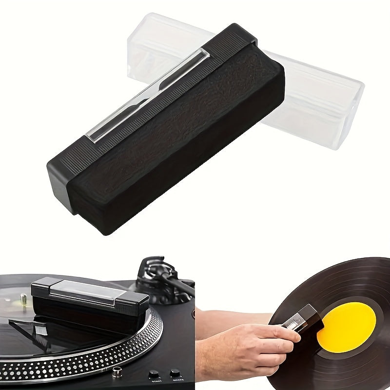 Kit Premium de Limpieza para Vinilos con Cepillo de Goma y Detallado: Mejora la Fidelidad del Sonido y Elimina el Polvo, Mantenimiento Esencial para Aficionados a los Tocadiscos y Colecciones
