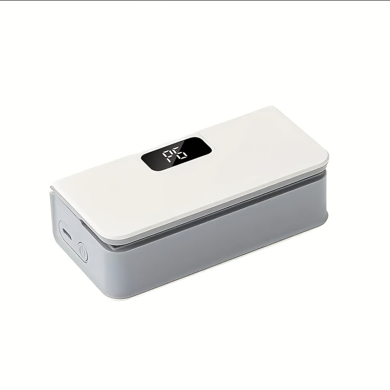 1 máquina de sellado portátil recargable USB, 100-300 usos por carga, 6 modos ajustables, para snacks, dulces, almacenamiento de alimentos plásticos, viajes y uso doméstico.