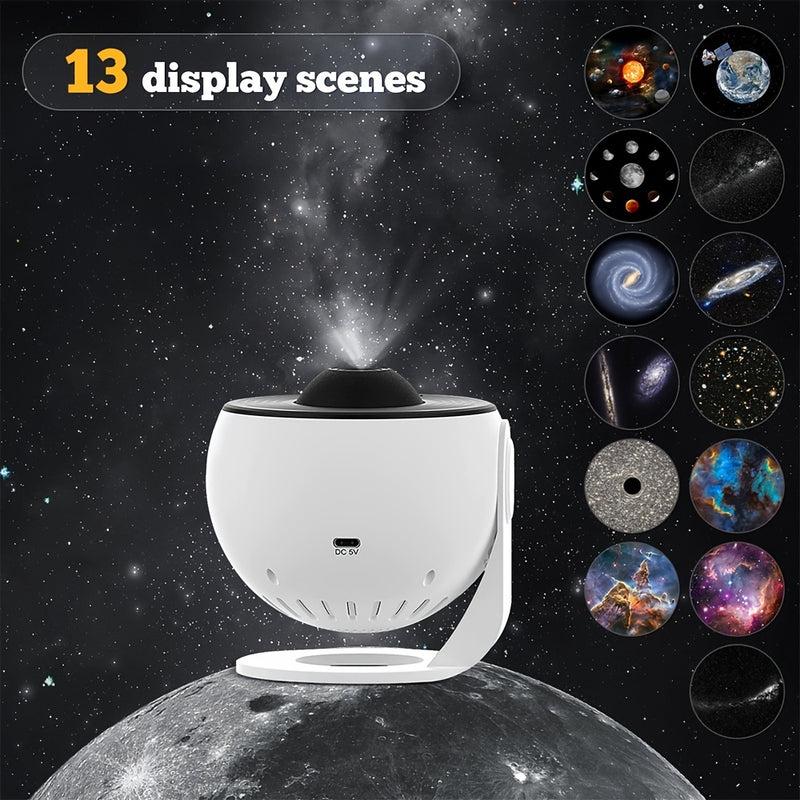 Lámpara proyector de globo terráqueo 13 en 1