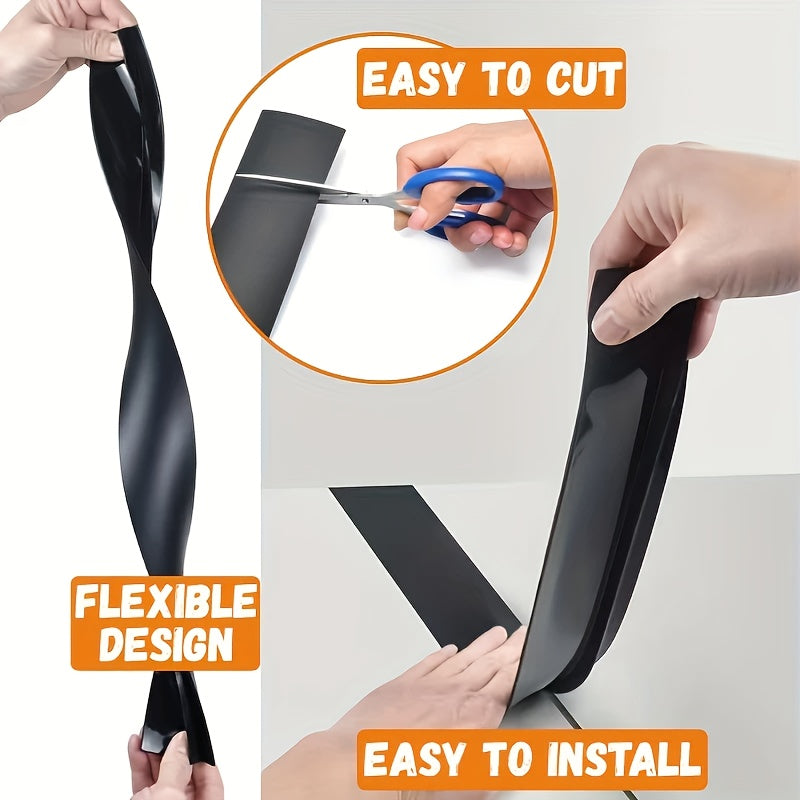 1pc Cubierta de Silicona Resistente al Calor para Hueco de Estufa - Opciones en Negro, Blanco, Transparente para Relleno de Hueco de Encimera de Cocina, Perfecto Entre la Estufa y la Lavadora, Duradero y Fácil de Limpiar, Relleno de Hueco de Cocina | Cub