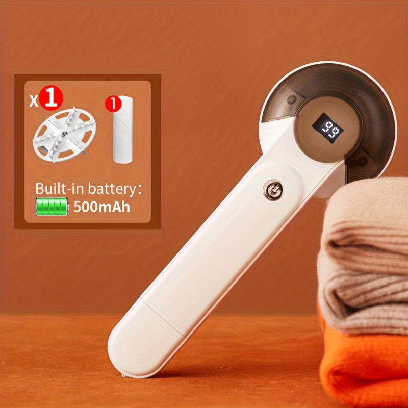 1pc Removedor de Pelusa Eléctrico para Ropa Máquina Removedora de Pelusa Eléctrica Removedor de Pelusa Portátil con Carga Elimina la Pelusa de la Ropa Afeitadora