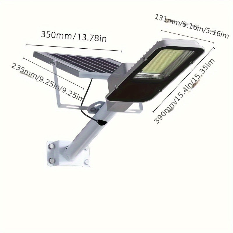 Lámpara Solar para Exteriores Luz de Porche y Jardín Lámpara Solar de Calle Impermeable con Bombillas LED de Alta Potencia 357 Luces Súper Brillantes de Alta Potencia Iluminación Fotovoltaica que se Enciende Automáticamente por la Noche y se Apaga al Ama