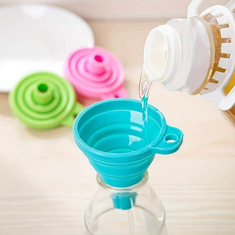 1 pza., Embudo plegable Embudos plegables para botella de agua Transferencia de líquidos, Gadgets de cocina, Accesorios de cocina