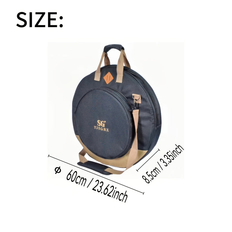Una nueva bolsa de cimbales de 22 pulgadas, diseñada para profesionales y principiantes, puede contener hasta 7 cimbales, lo que la hace conveniente para todos los músicos que la llevan durante los espectáculos.