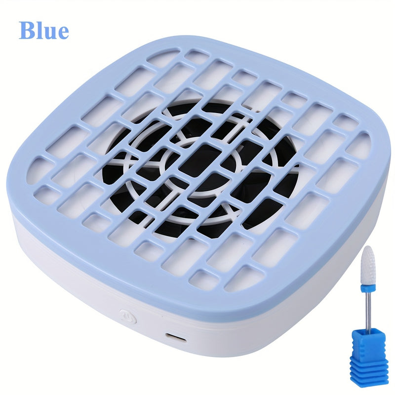 Recolector de polvo para uñas con broca de cerámica, alimentado por USB, compacto y eficiente, equipo para cuidado de uñas en salón de belleza