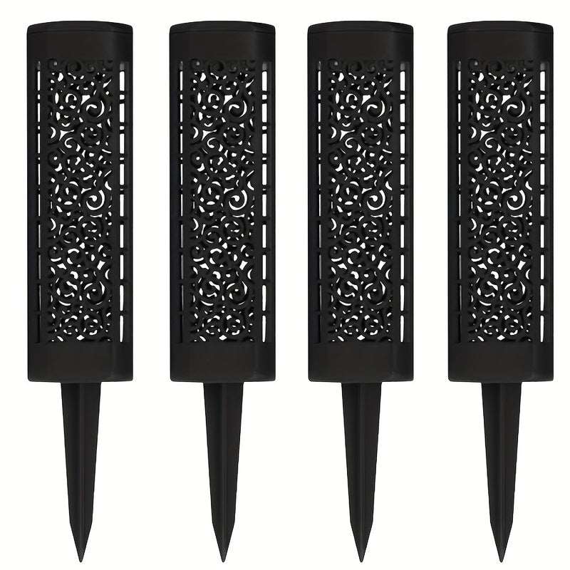 4/8 piezas de lámpara solar para jardín, luz solar para exteriores, luces LED automáticas decorativas para Navidad y Halloween, ideal para patio, jardín, césped, camino, calle y decoración de fiestas