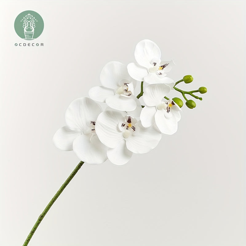 1 Pieza, Orquídea De Imitación, Planta En Maceta, Adorno De Flores En Maceta, Planta Decorativa De Flores, Accesorios Para Fotos, Decoración Al Aire Libre, Decoración Del Hogar, Regalos Para El Día De La Madre, Regalos De Cumpleaños