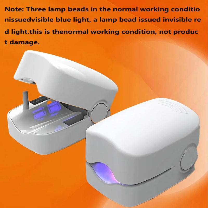 Lámpara de uñas LED - Secador de uñas portátil con carga USB, batería de litio, diseño de plástico sin olor y baja tensión - Ideal para la relajación, regalo perfecto para Pascua, Día de la Madre, Acción de Gracias, Navidad, suministros de arte de uñas
