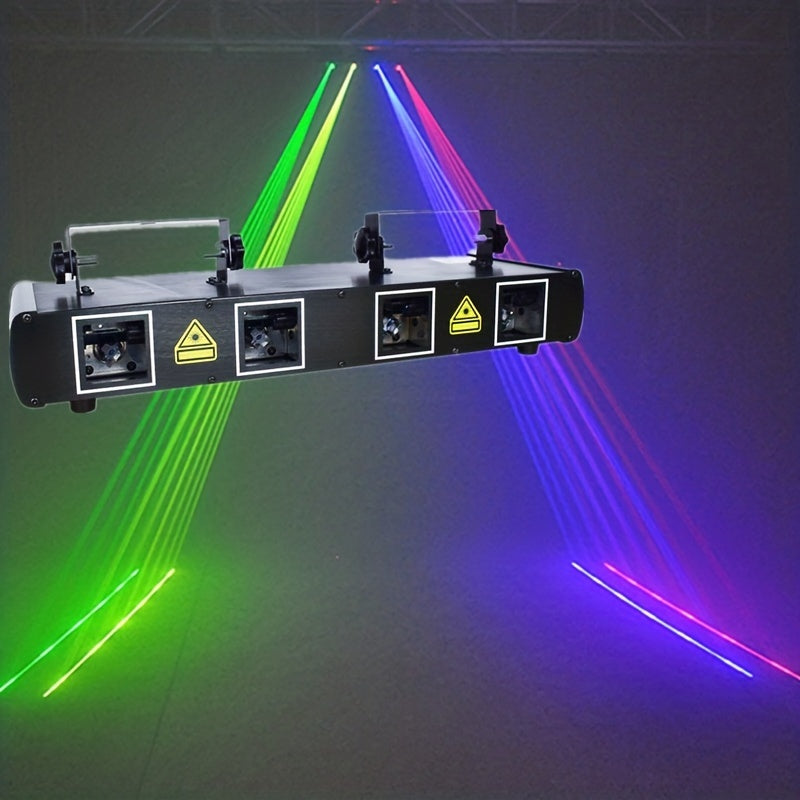 Luces de Fiesta Efectos de Haz de Luz DJ Discoteca Luces Controladas por Voz y Música Iluminación para Escenario de Clubes y Bares con Control DMX Celebraciones Familiares Cumpleaños Navidad Halloween Mejor para Navidad