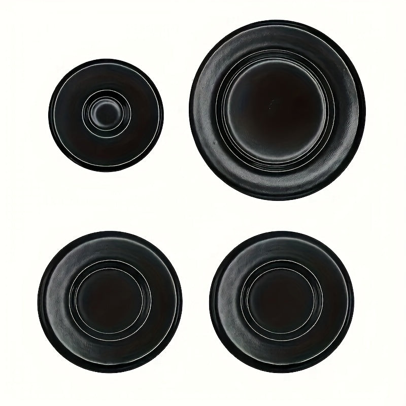 Un juego de 4 tapas para estufa de gas, adecuadas para estufas Sabaf - cubiertas de repuesto duraderas sin baterías, opciones de tamaño múltiples incluyendo 55mm, 75mm y 100mm