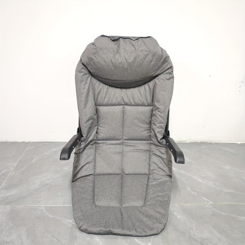 1pc Silla Plegable Portátil Ligera - Compacta, Fácil de Transportar, Ideal para Acampar, Viajar y Salidas a la Playa, Estructura Metálica Resistente con Asiento de Tela Cómodo, Silla Exterior Plegable