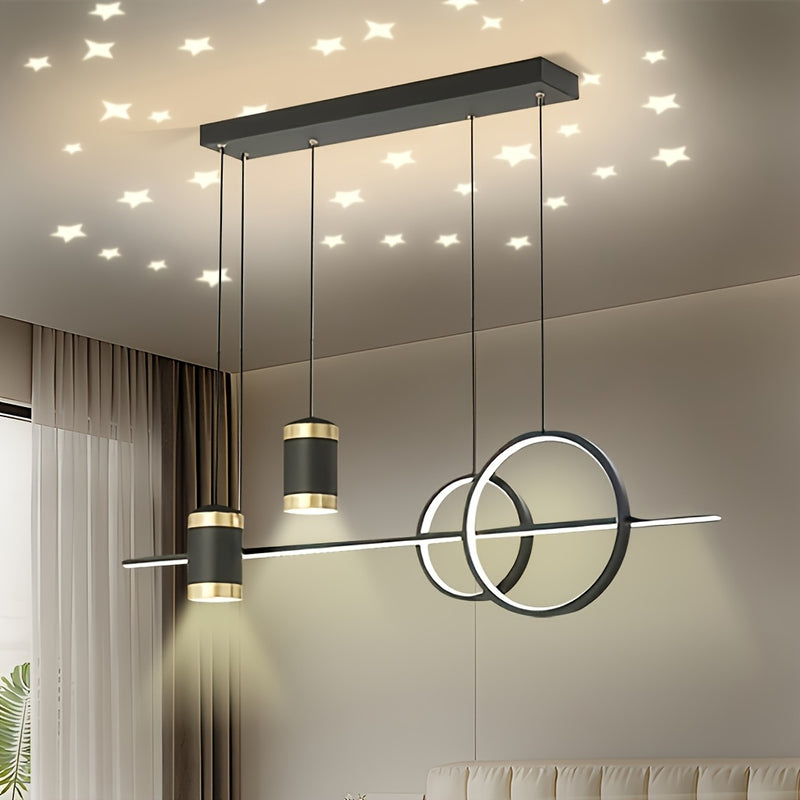 Linterna LED de Estilo Moderno para Comedor, Cocina, Sala, Dormitorio, Lámpara de Techo para Mesa de Comedor, Adecuada para Centros Comerciales, Salas, Oficinas, Cafeterías, Pasillos, Baños y Escaleras