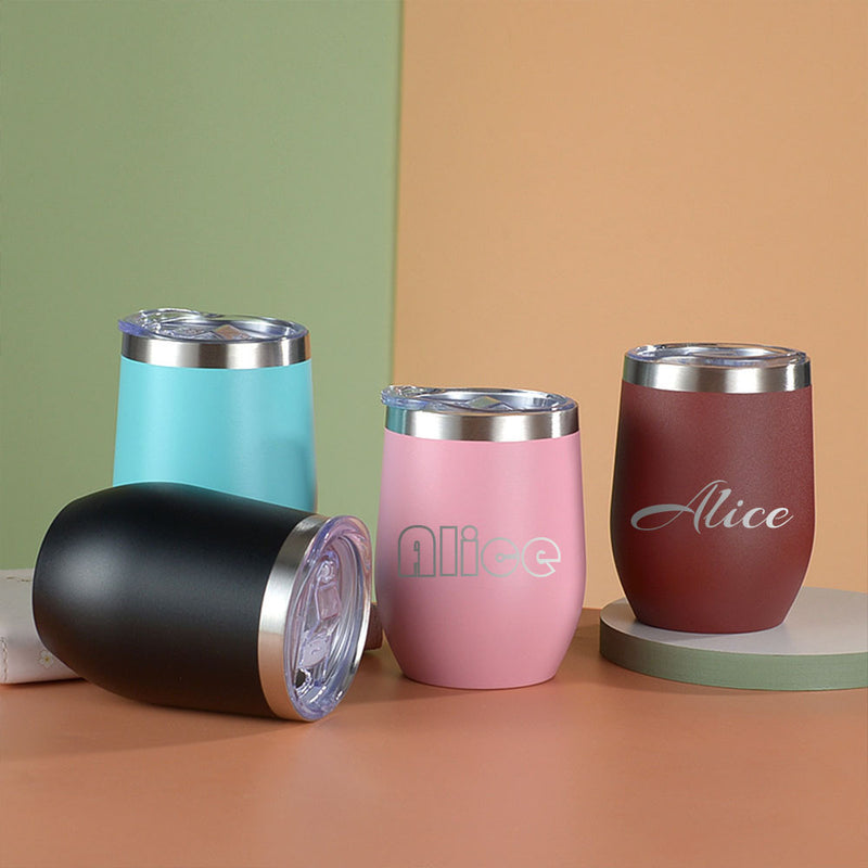 1 pza. taza personalizada de 12 oz, taza térmica, taza con monograma, taza grande grabada de 12 oz