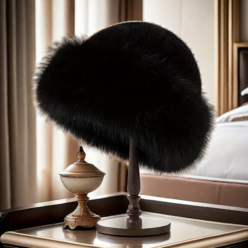 Gorro de Invierno Grueso y Cálido para Damas con Forro de Peluche - Estilo Gorra de Pescador Protección para las Orejas | Regalo Ideal de Navidad